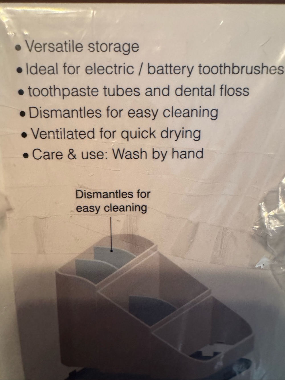 White Storage Caddy - NIB - Picture 4 of 6
